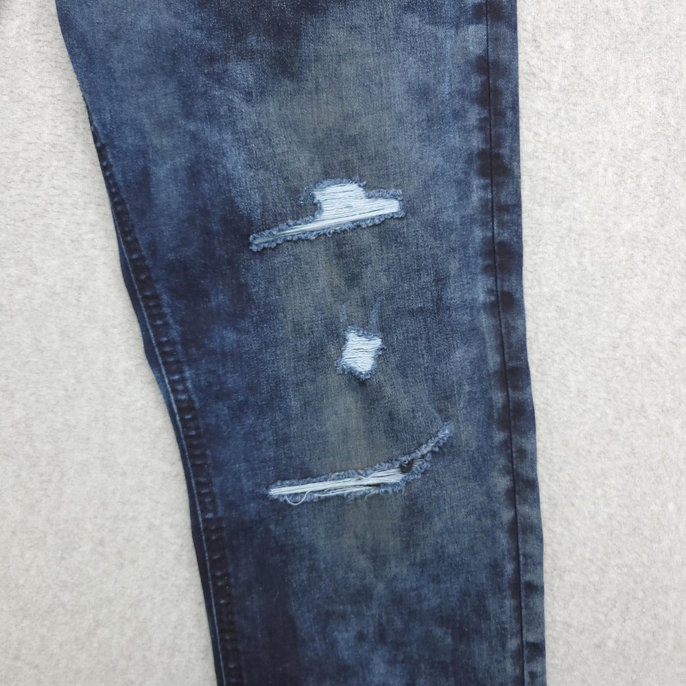 Silver Jeans Tuesday Mid Skinny Jeans Womens‎ 31x31 Dark Wash Distressed Denim - Picture 8 of 14